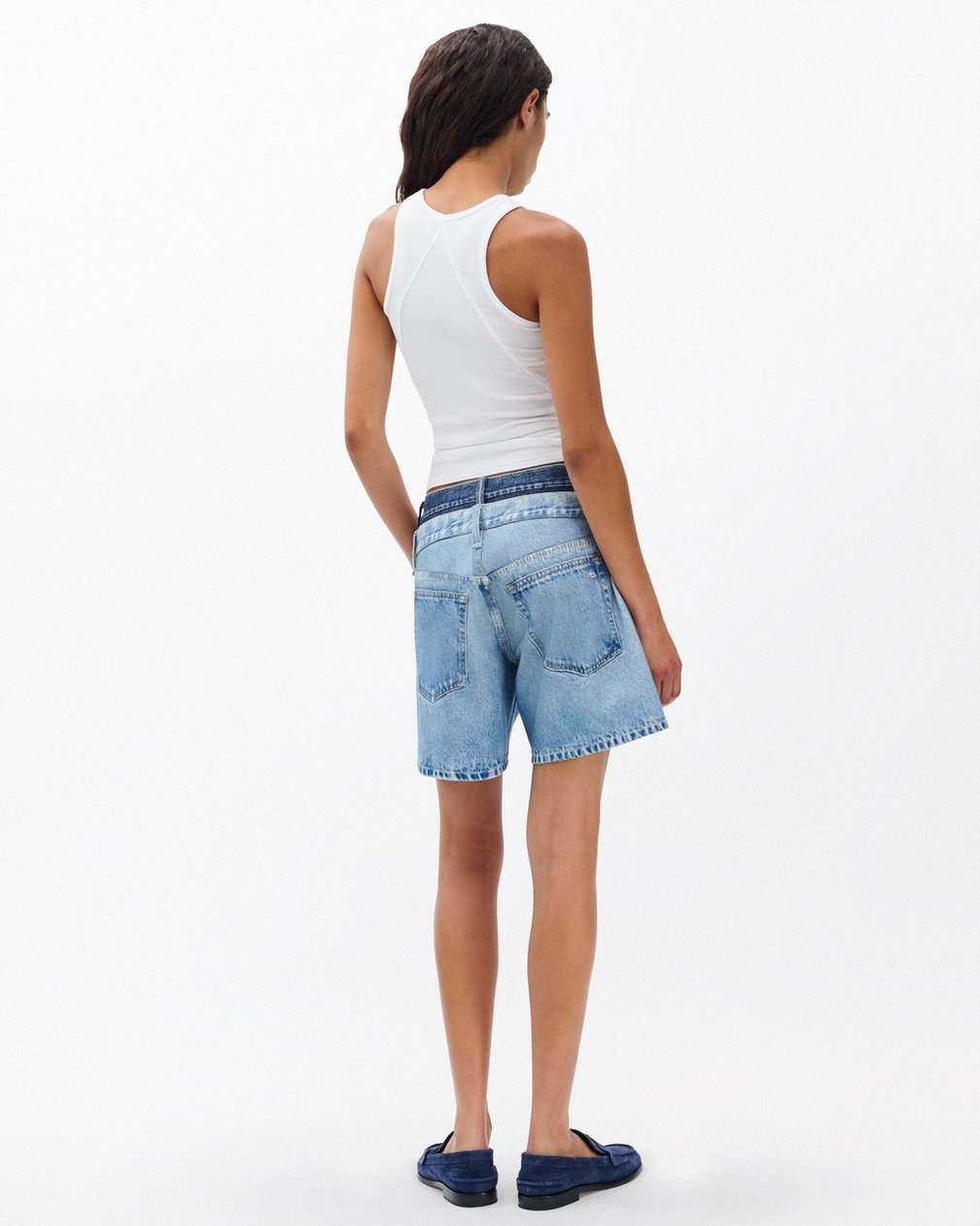 Miramar Kaia Layered Shorts - Double Indigo - Image 6