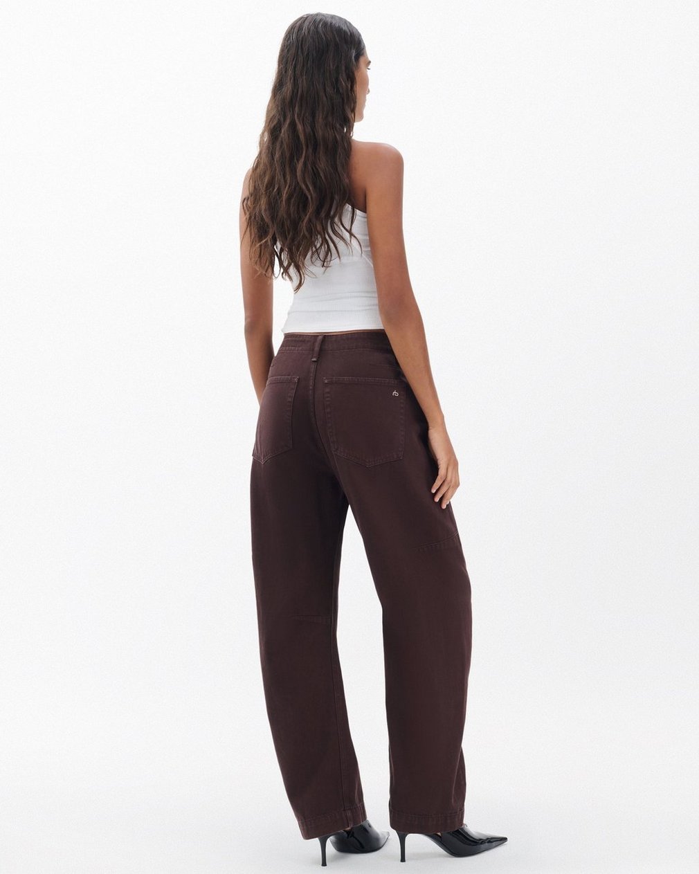 Charlie Barrel Jeans - Espresso - Image 6