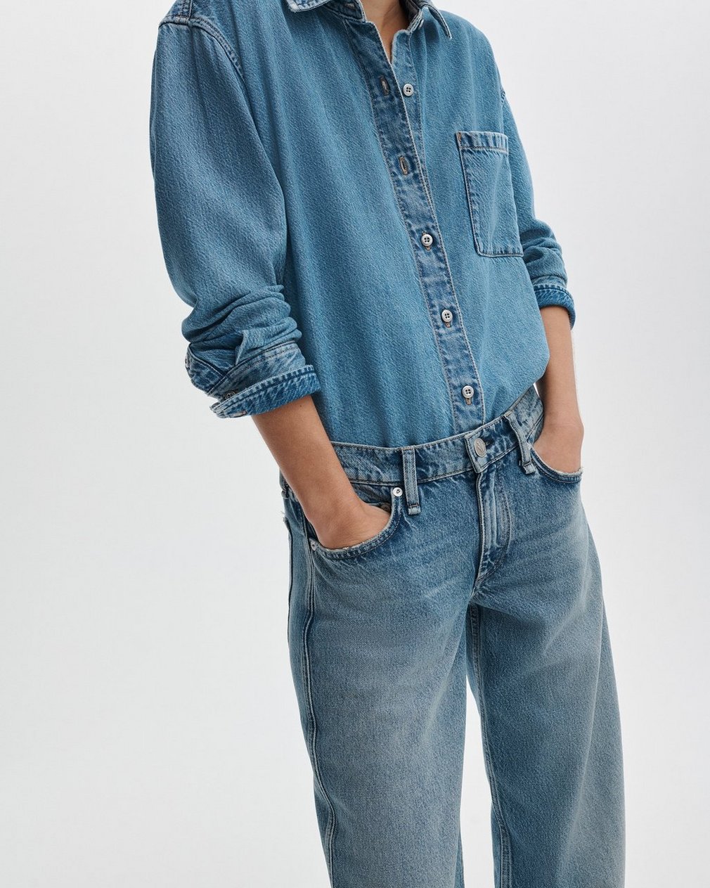 Saige Relaxed Straight Jeans - Rosland - Image 4