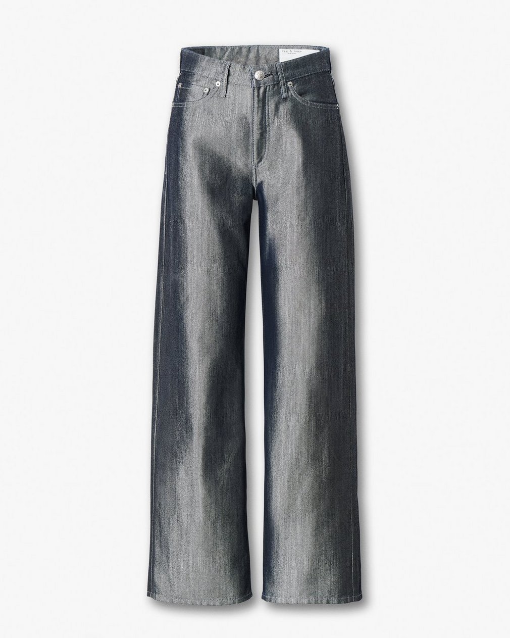 Logan Wide-Leg Jeans - Indigo Lurex - Image 2