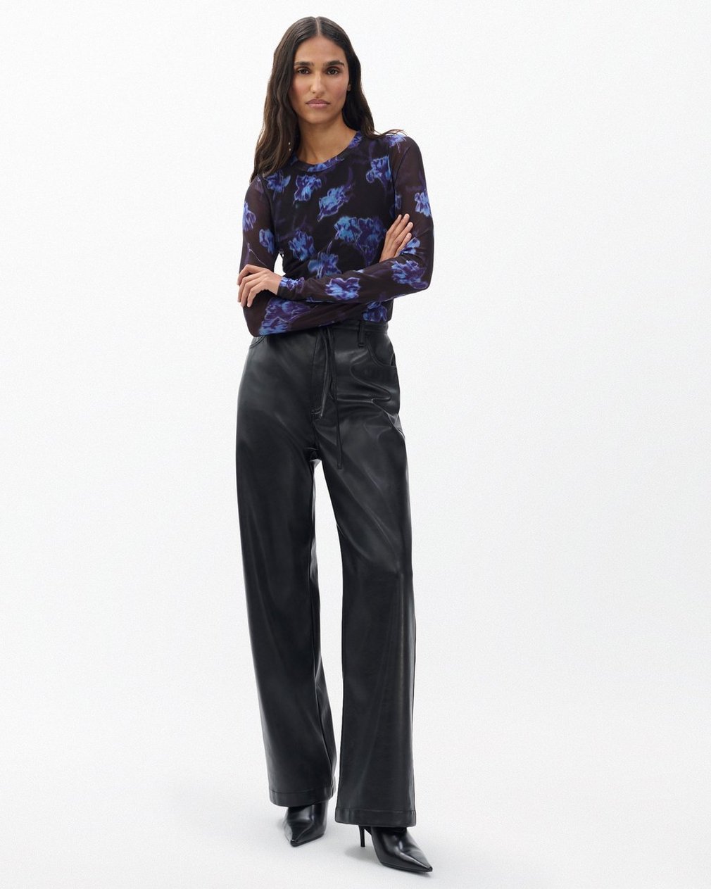Yana Stretch Mesh Tee - Salute Multi - Image 3