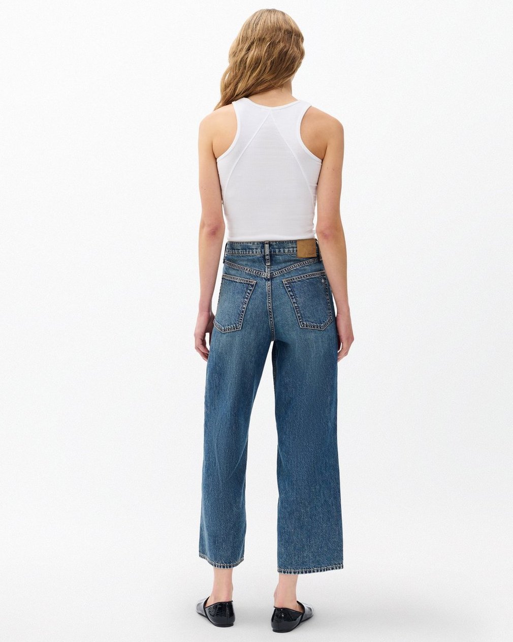Andi Ankle Wide-Leg Jeans - Delcan - Image 6
