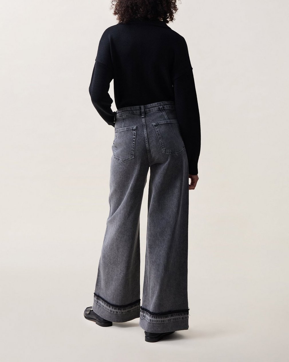 Melina Wide-Leg Jeans - Butler - Image 2
