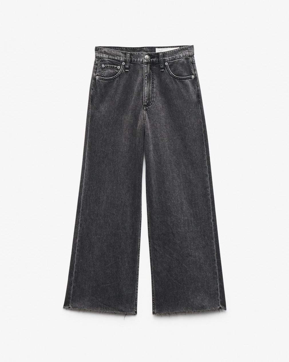 Andi Ankle Wide-Leg Jeans - Raven - Image 2