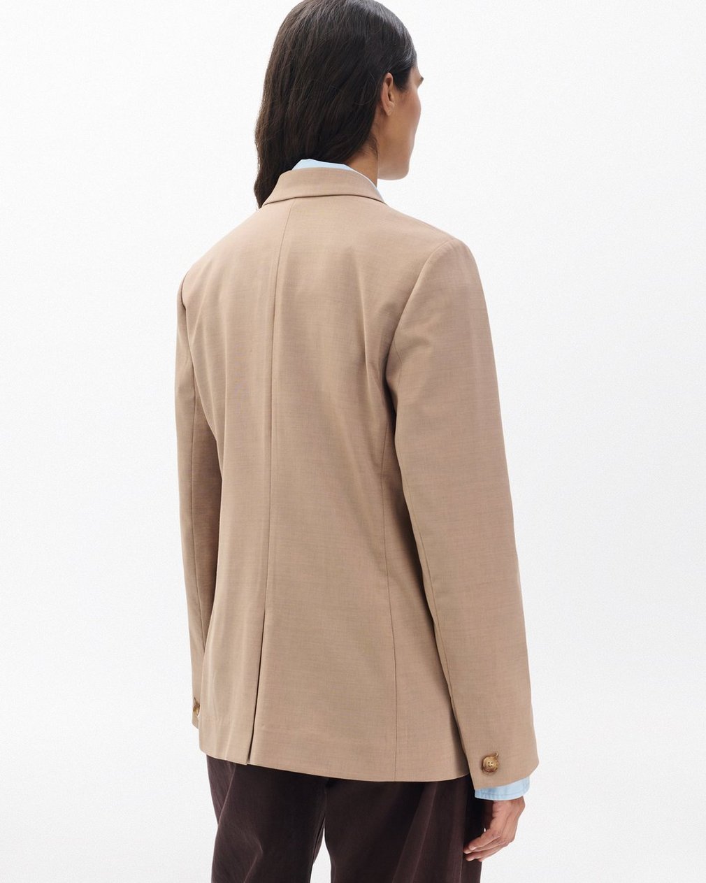 Jennifer Two-in-One Blazer - Heathered Camel - Image 6