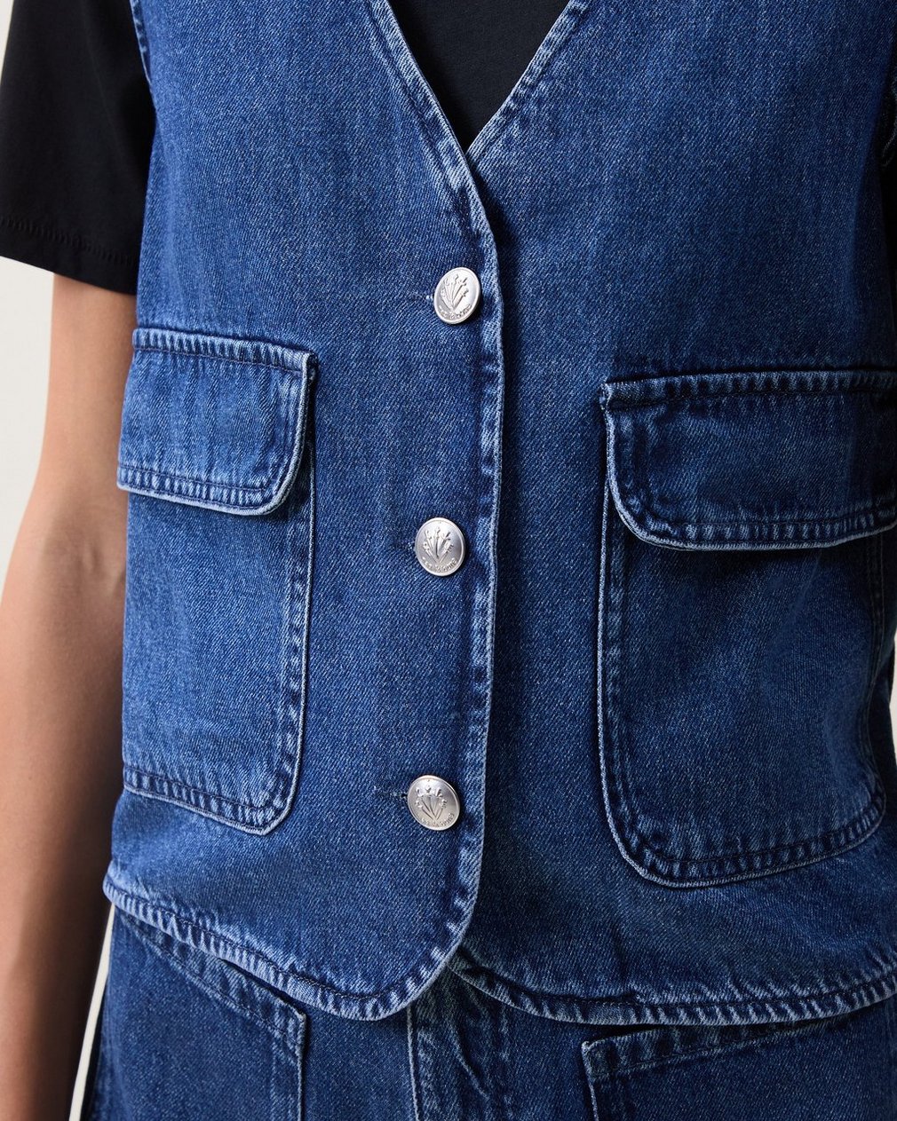 Tamar Denim Vest - Newnan - Image 3