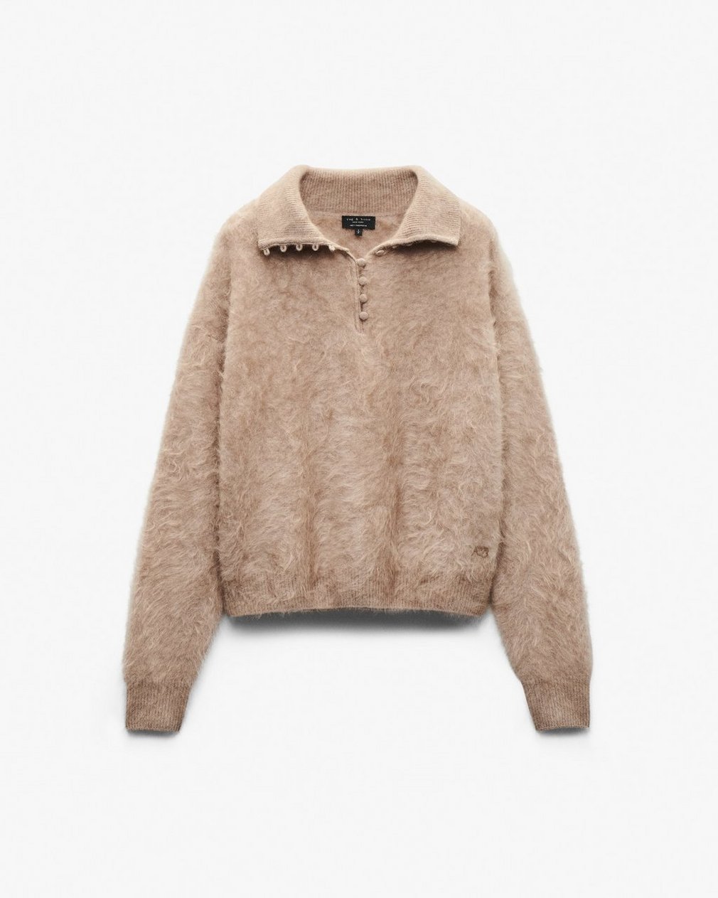 Jada Brushed Cashmere Sweater - Mink - Image 2