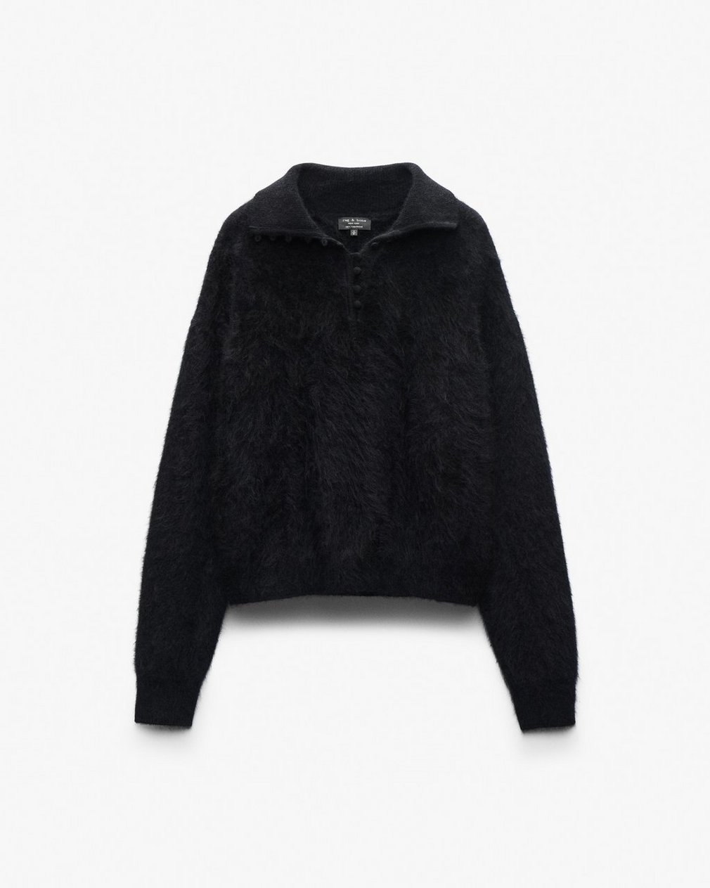 Jada Brushed Cashmere Sweater - Black - Image 2