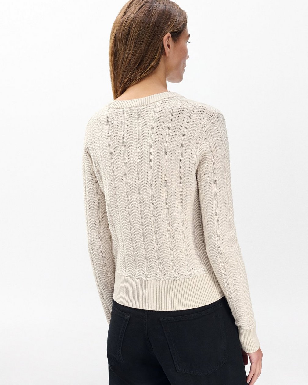 Francesca Wool-Blend Cardigan - Oatmeal - Image 6