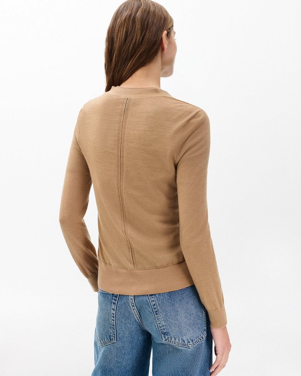 Adeline Lightweight Cashmere Cardigan - Camel - Image 6