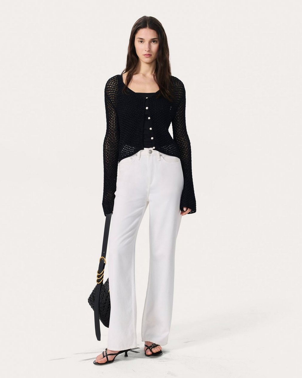Ellie Knit Cardigan - Black - Image 3