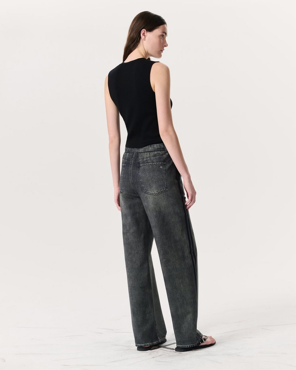 Ella Merino Wool-Blend Sweater Vest - Black - Image 5