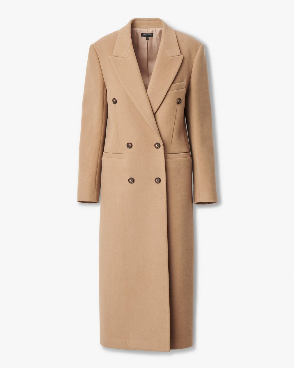 Vienna Italian Wool Coat - Camel - Image 2