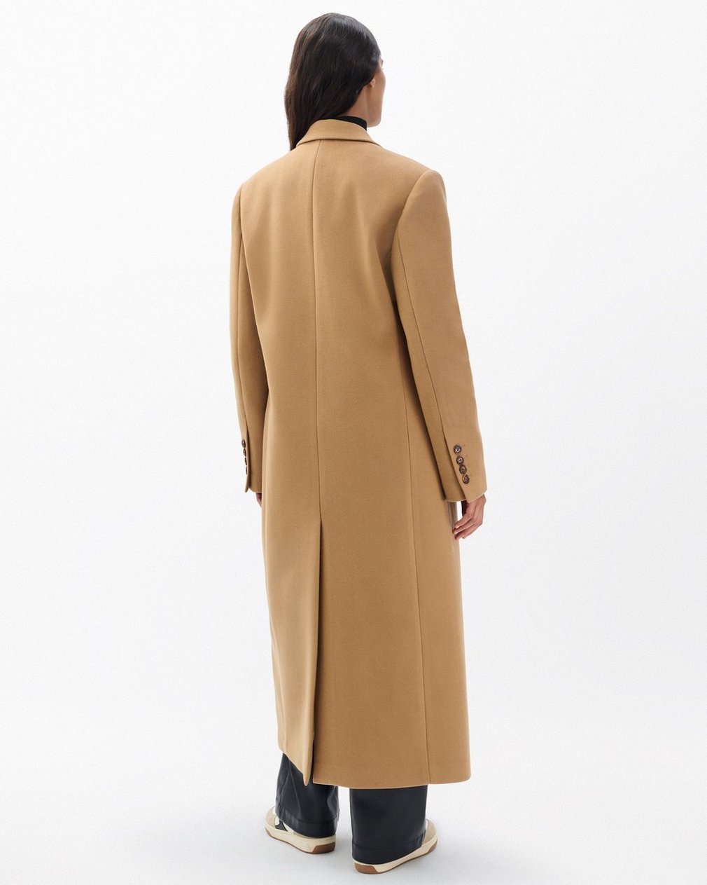 Vienna Italian Wool Coat - Camel - Image 6