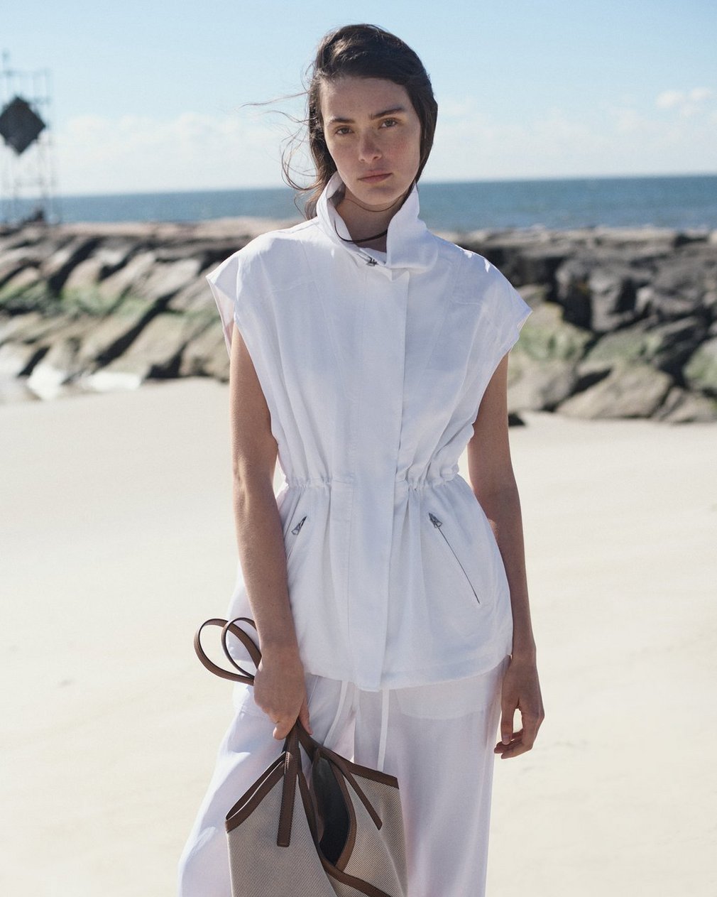 Monica Vest - White - Image 8