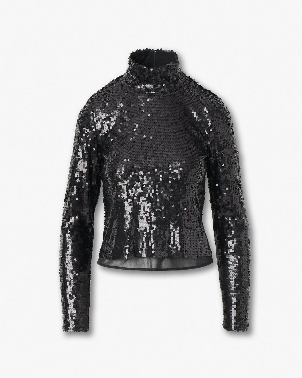 Lucy Sequined Turtleneck - Black - Image 2