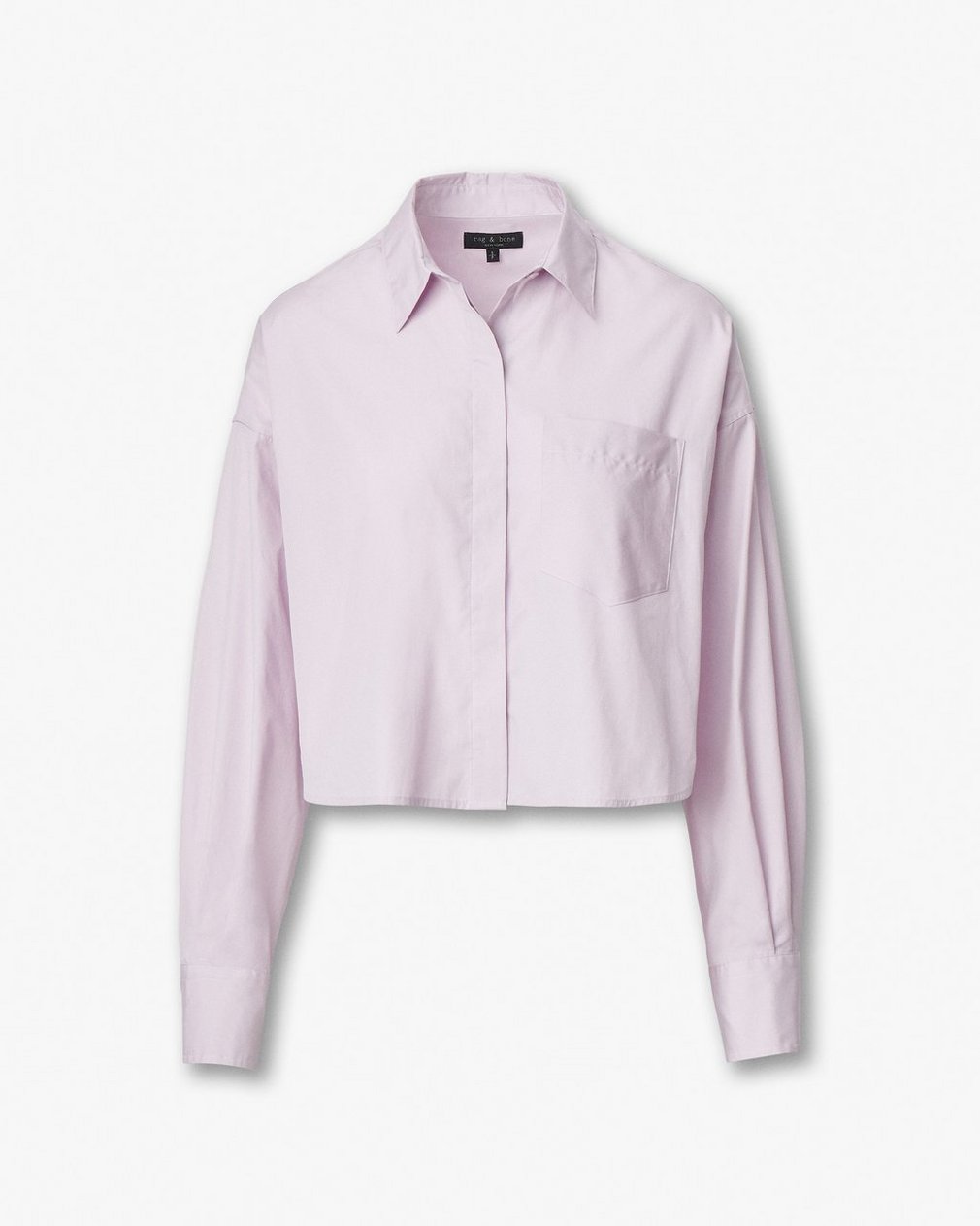 Marin Cropped Shirt - Lavender - Image 2