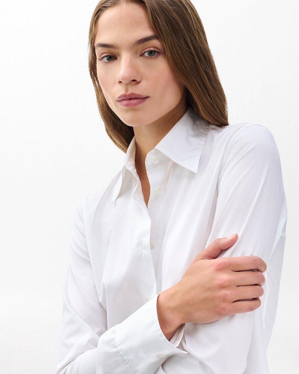Dayton Poplin Shirt - White - Image 4