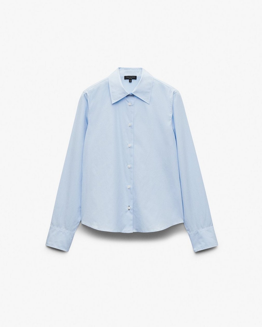 Dayton Poplin Shirt - Light Blue - Image 2