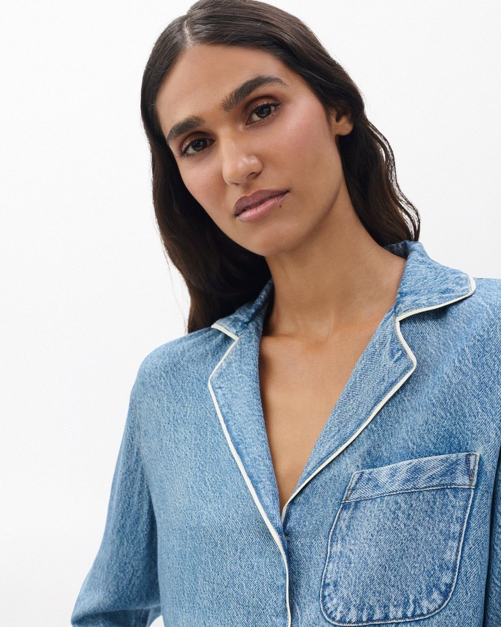 Miramar Long-Sleeve Lounge Shirt - Zoe - Image 5