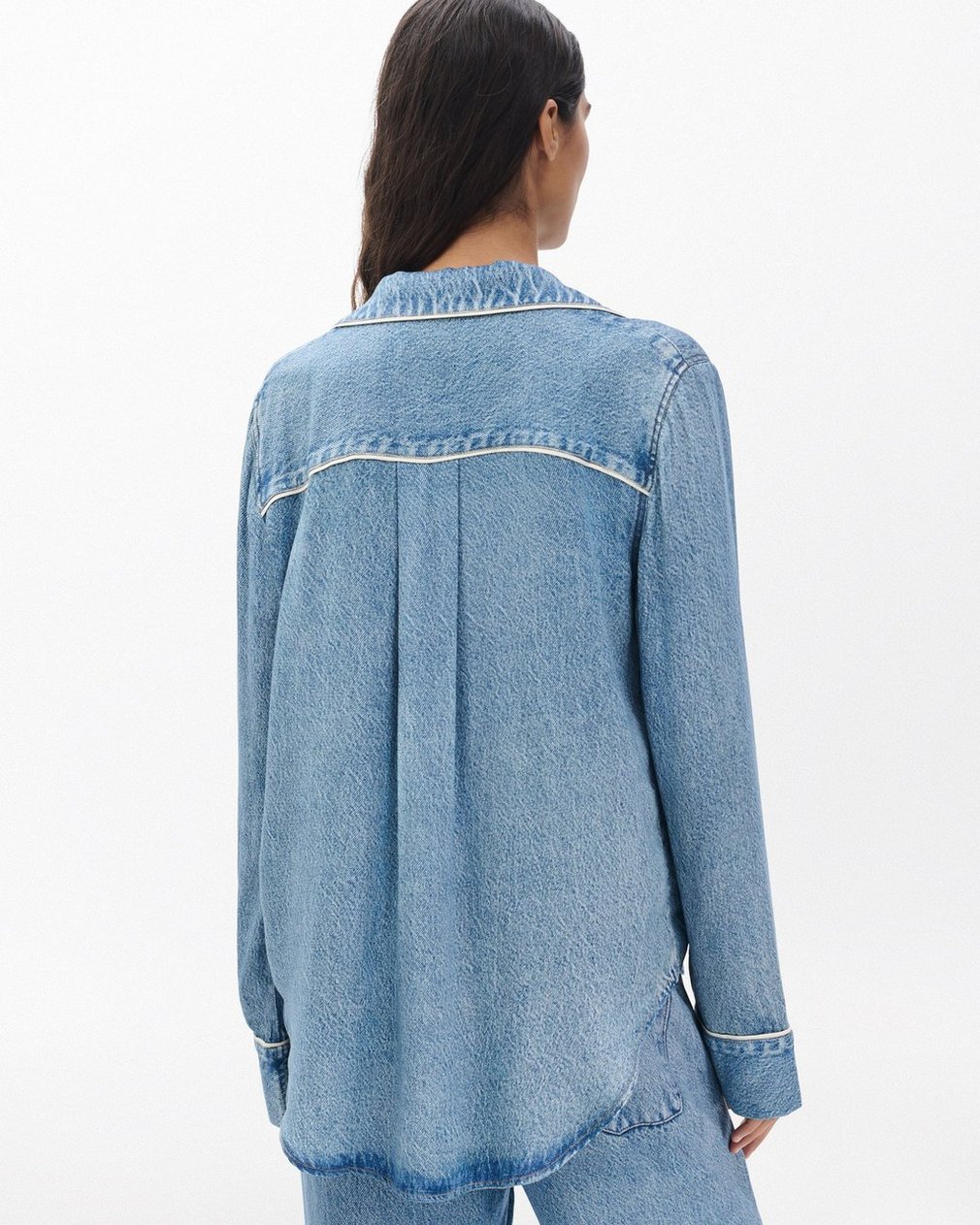 Miramar Long-Sleeve Lounge Shirt - Zoe - Image 6