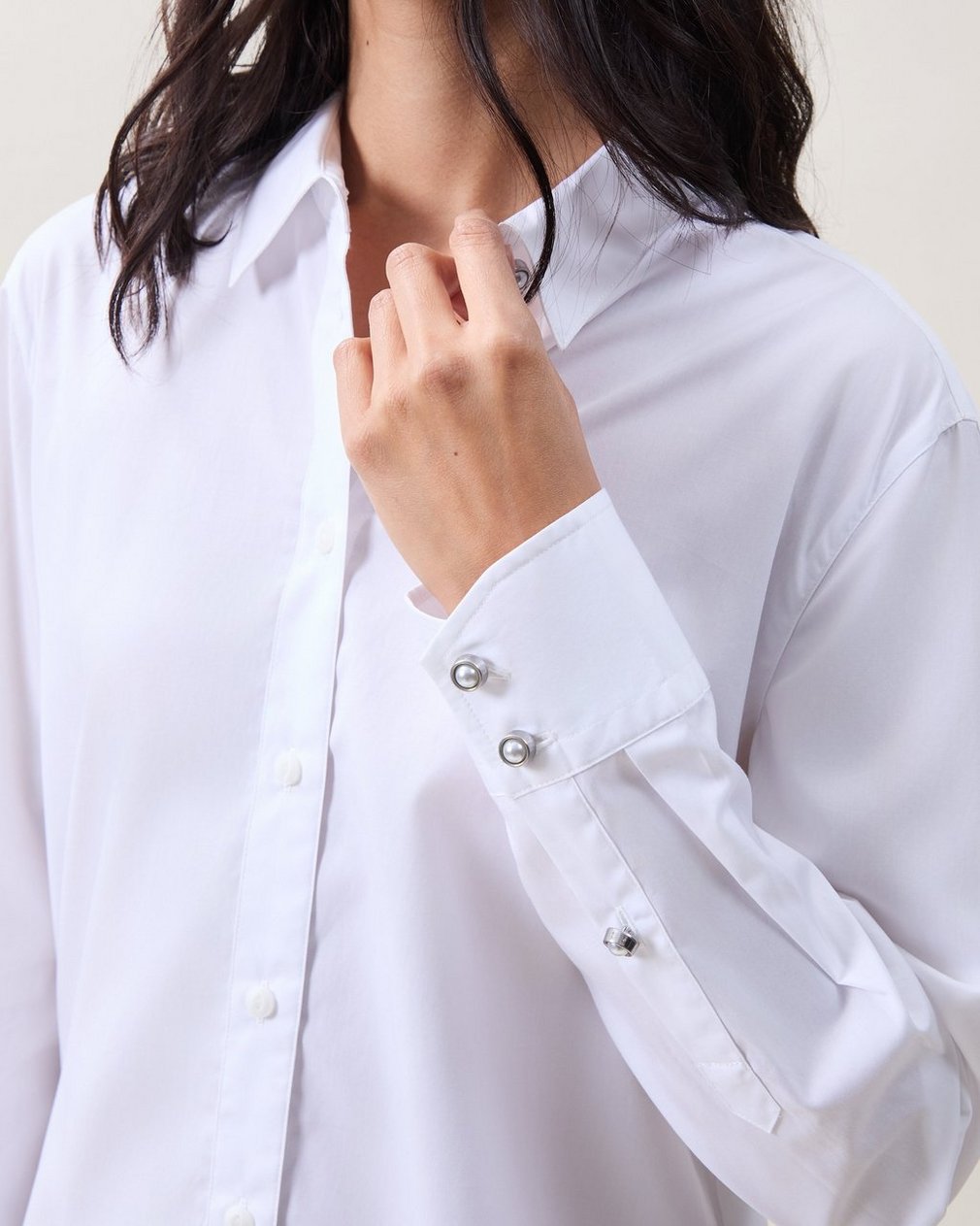 Monty Poplin Shirt - White - Image 4