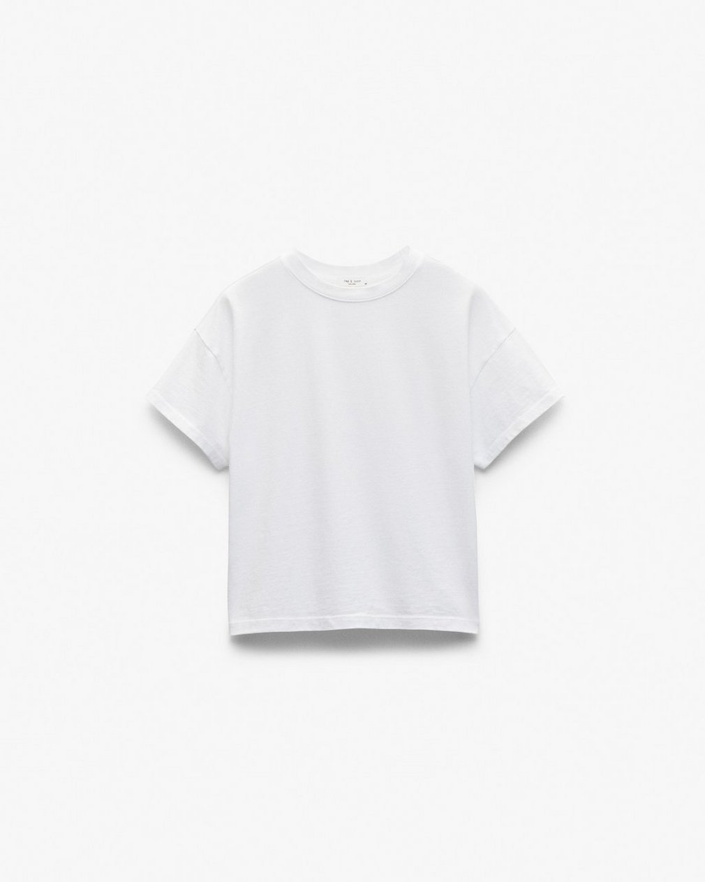 Kelly Boxy Cotton Tee - White - Image 2
