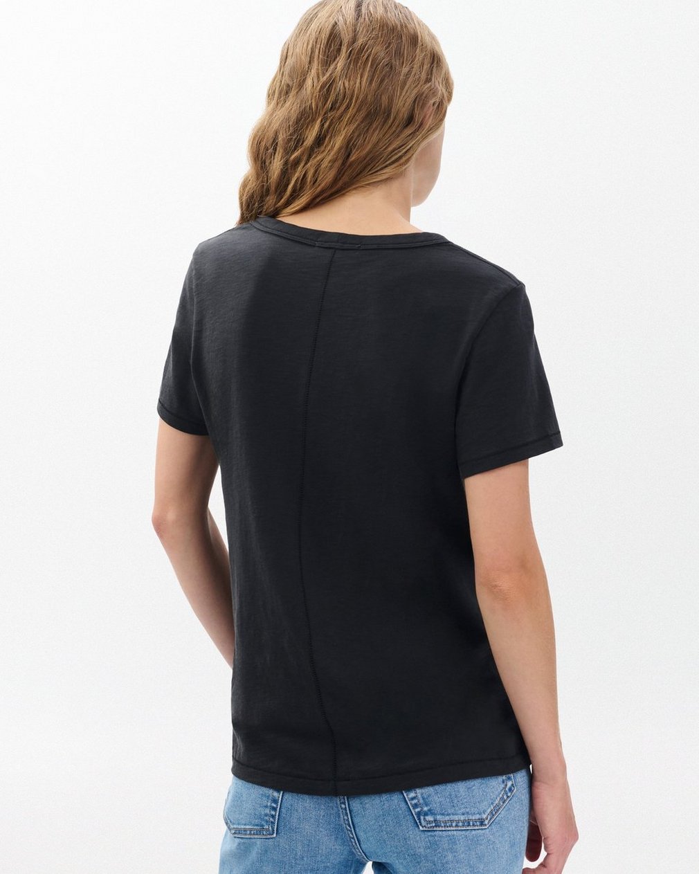 The Slub V-Neck Tee for Women - Image 5