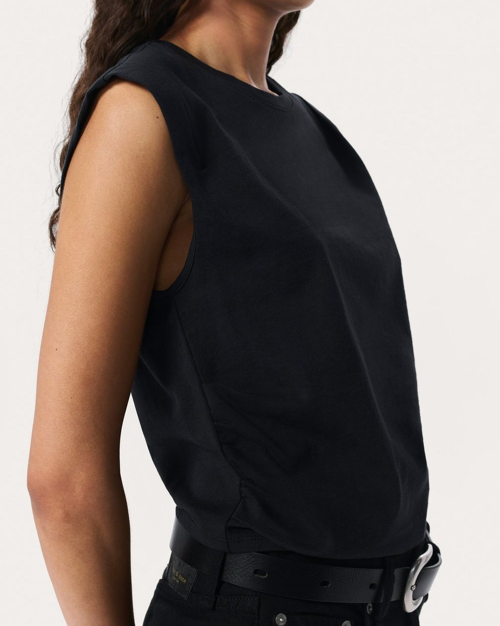 Mica Sleeveless Top - Black - Image 4
