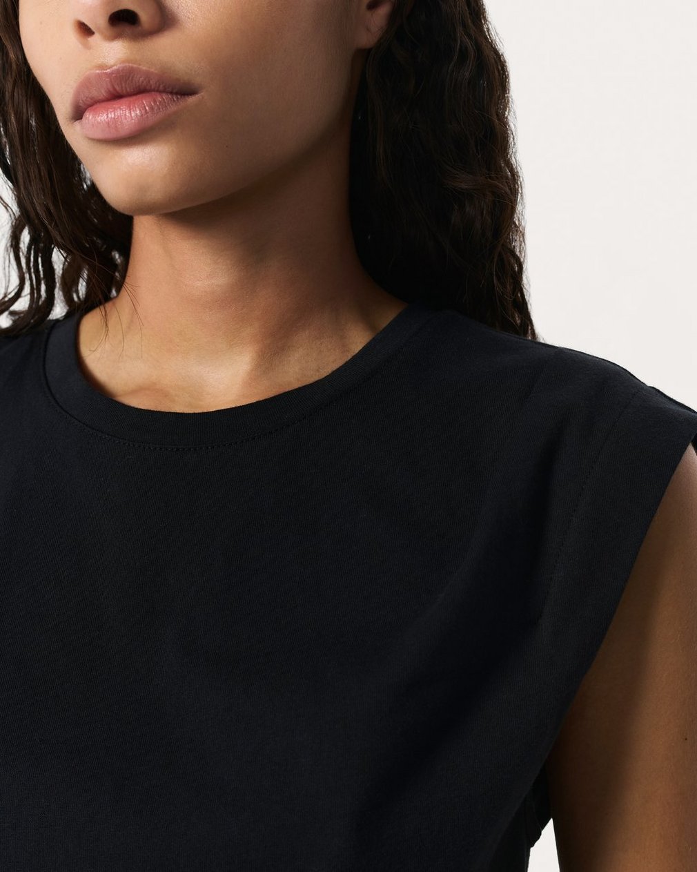 Mica Sleeveless Top - Black - Image 5