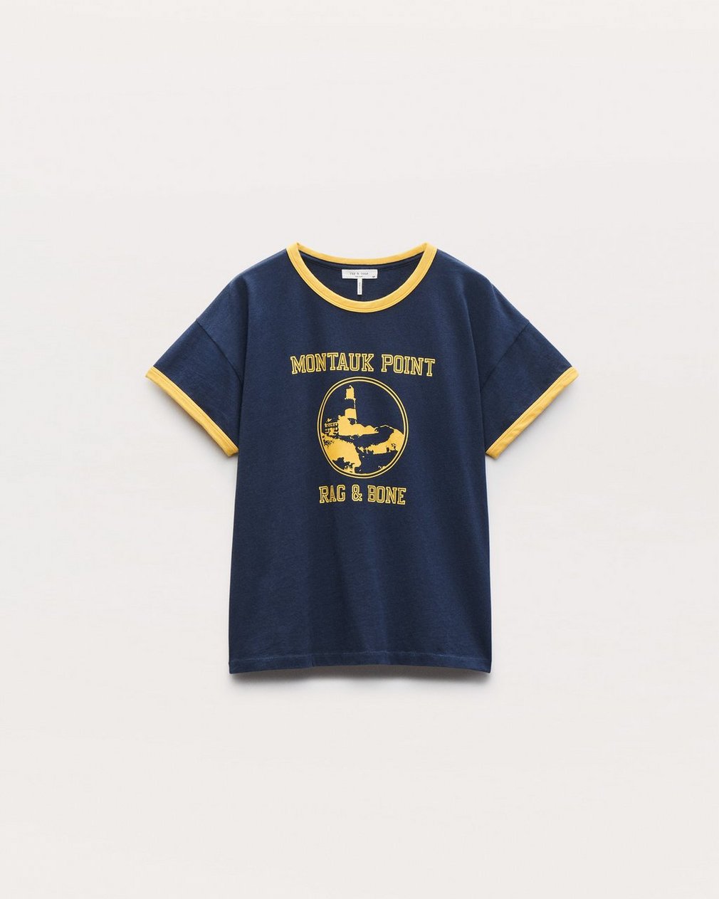 Montauk Boxy Graphic Tee - Navy - Image 2
