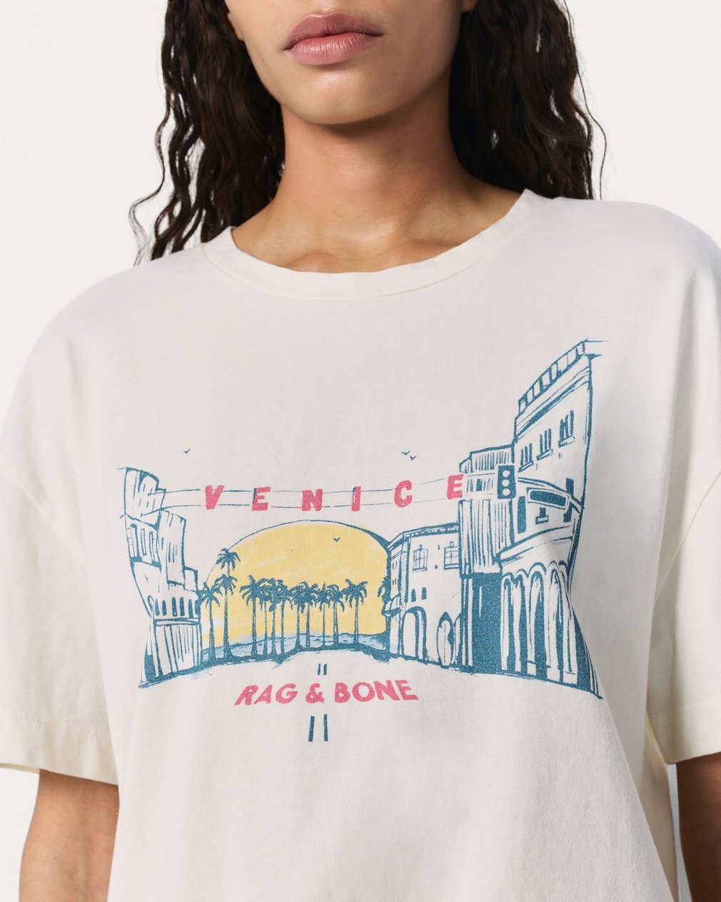 Venice Graphic Tee - Chalk - Image 4