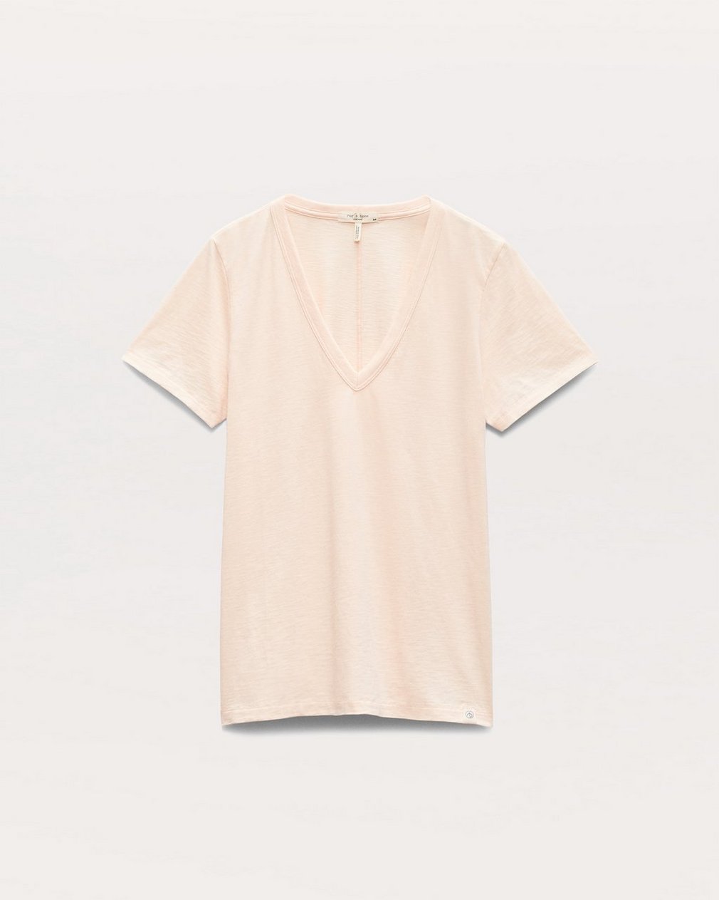 The Slub Vee - Peach - Image 2