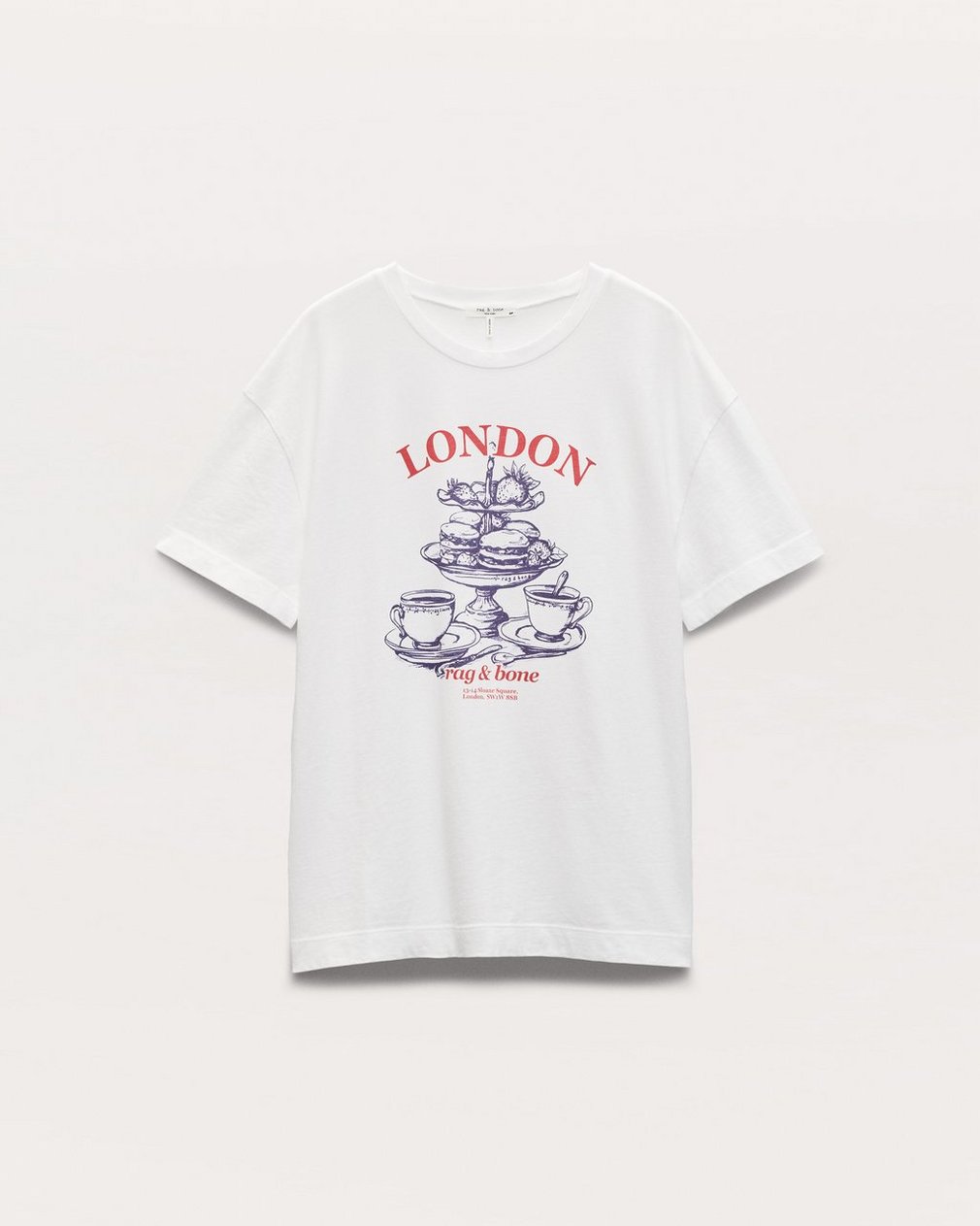 London Graphic Tee - White - Image 2