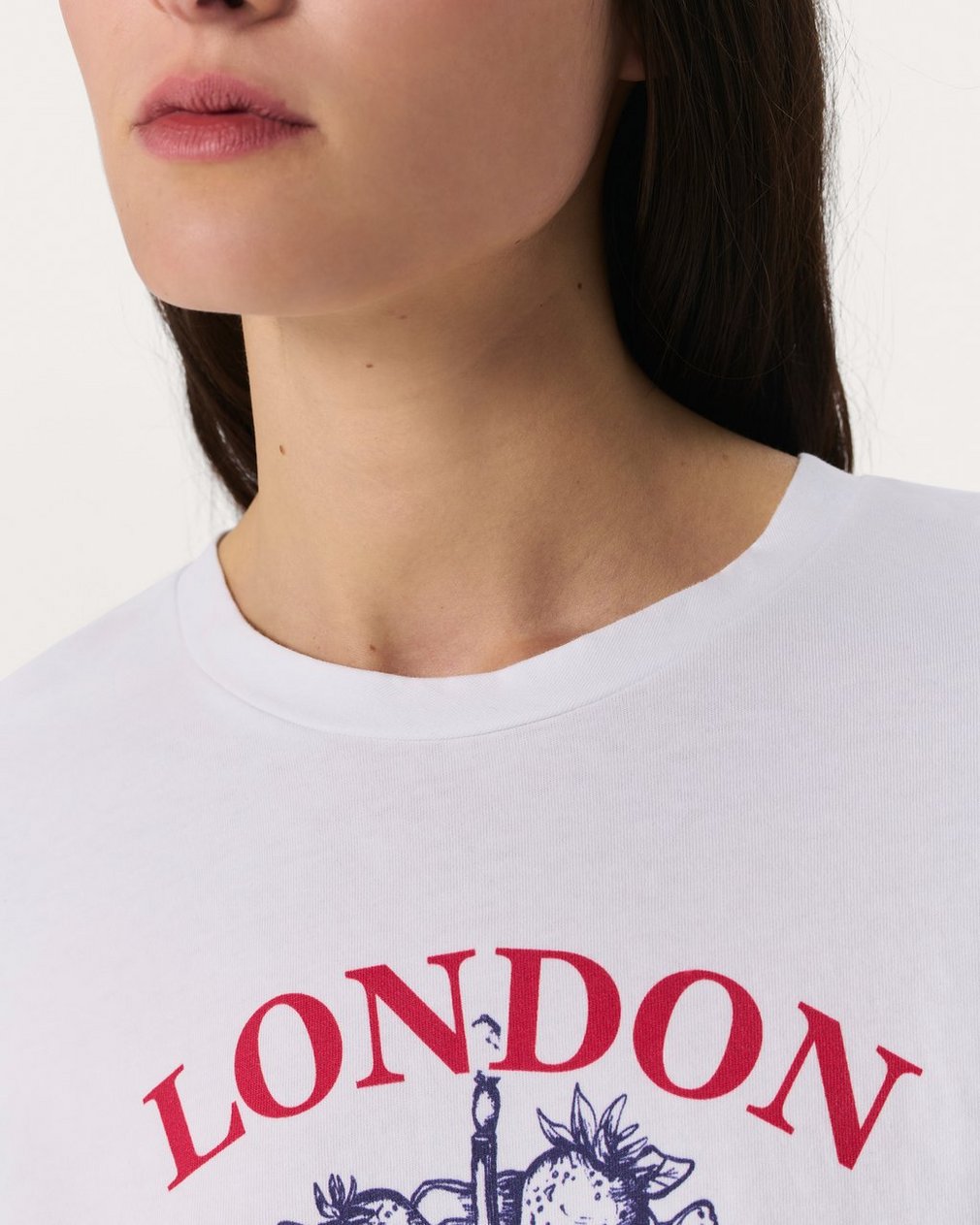 London Graphic Tee - White - Image 5