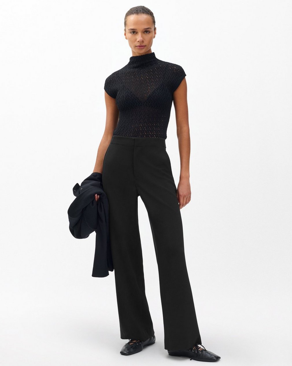 Irina Tailored Pants - Black - Image 3