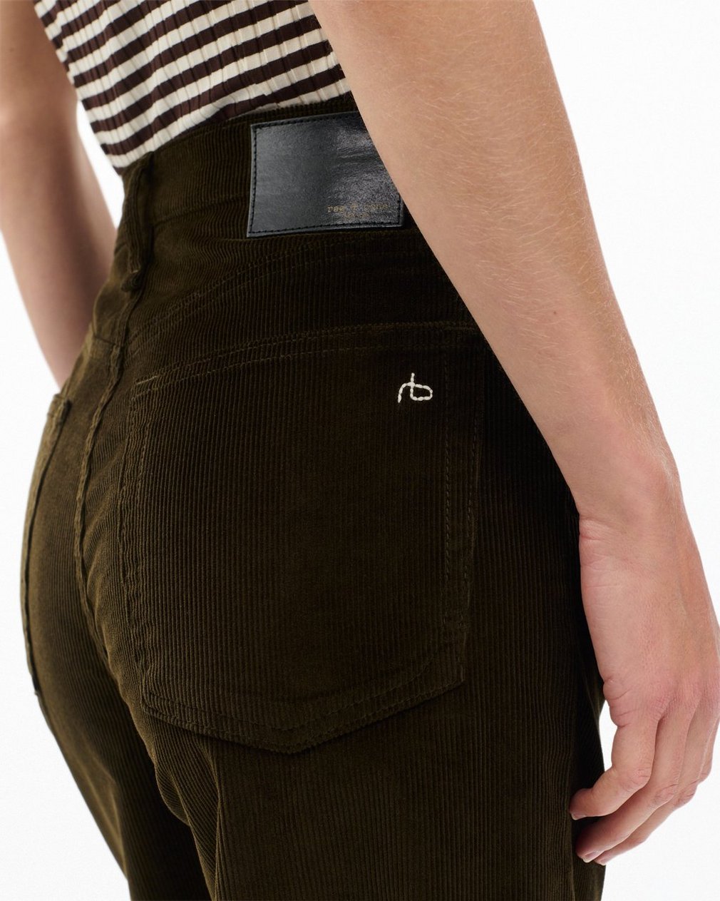 Andi Ankle Wide-Leg Corduroy Pants - Balsam - Image 5