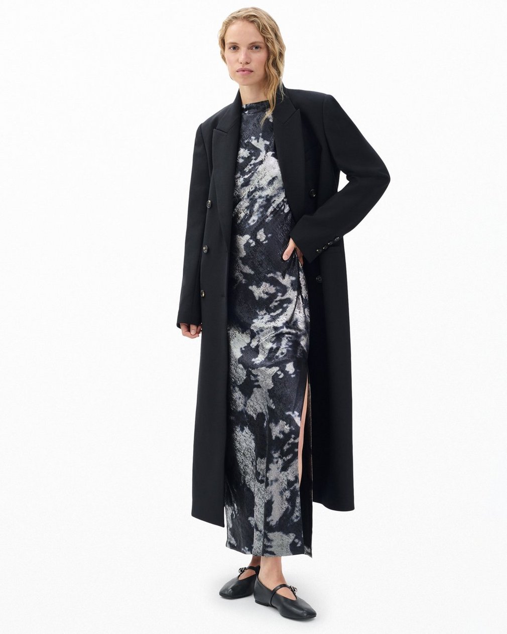 Margaret Metallic Dress - Silver Multi - Image 3
