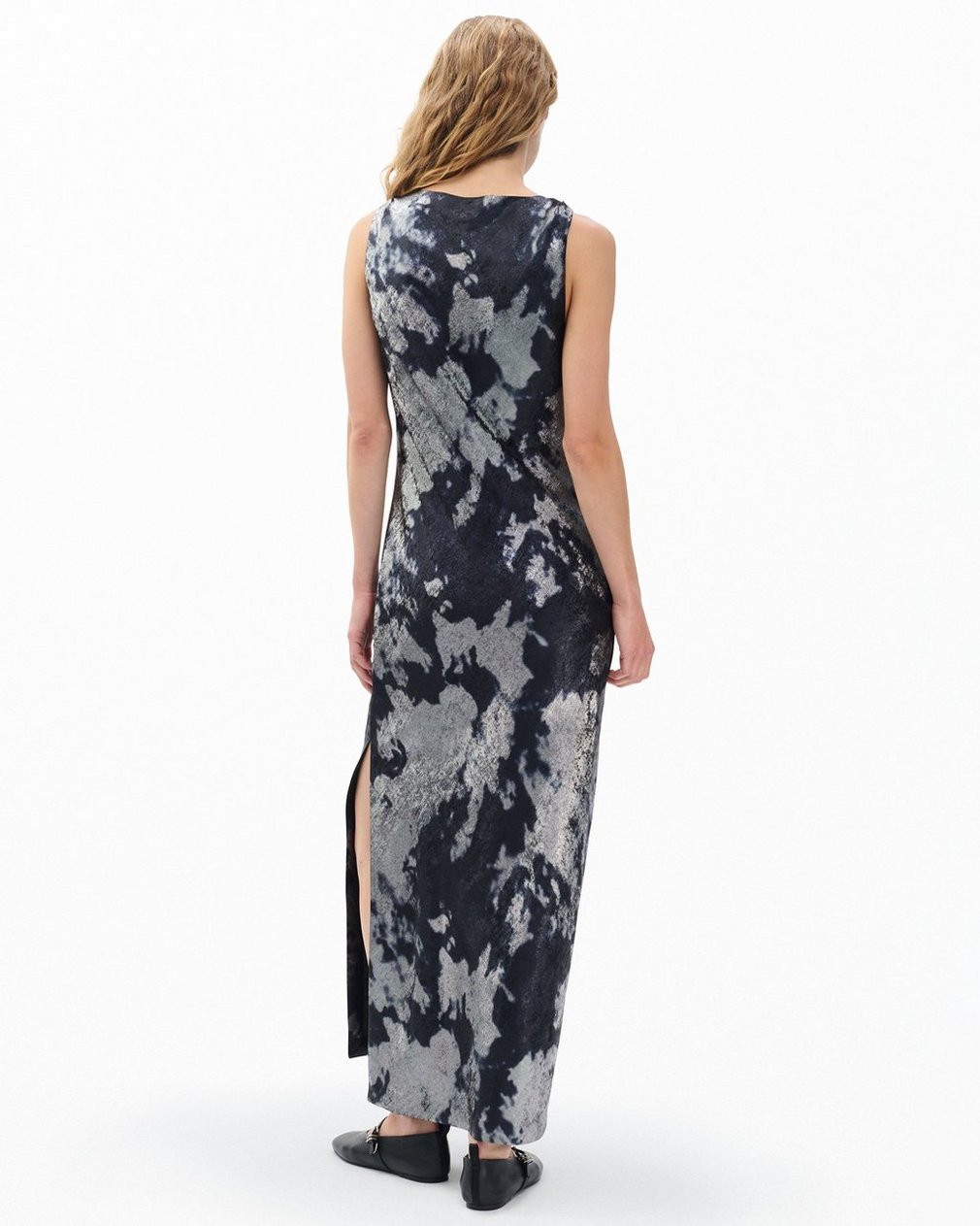 Margaret Metallic Dress - Silver Multi - Image 6