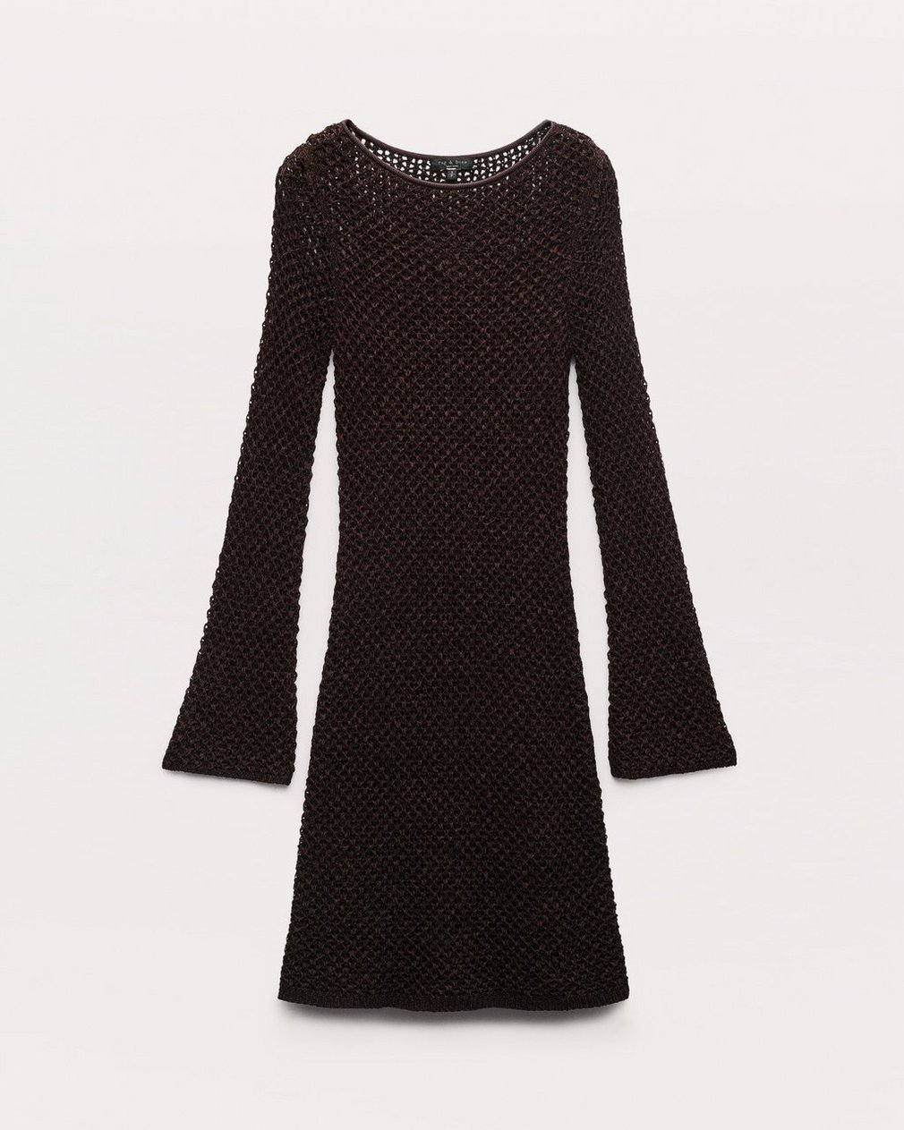 Ellie Knit Mini Dress - Brown - Image 2