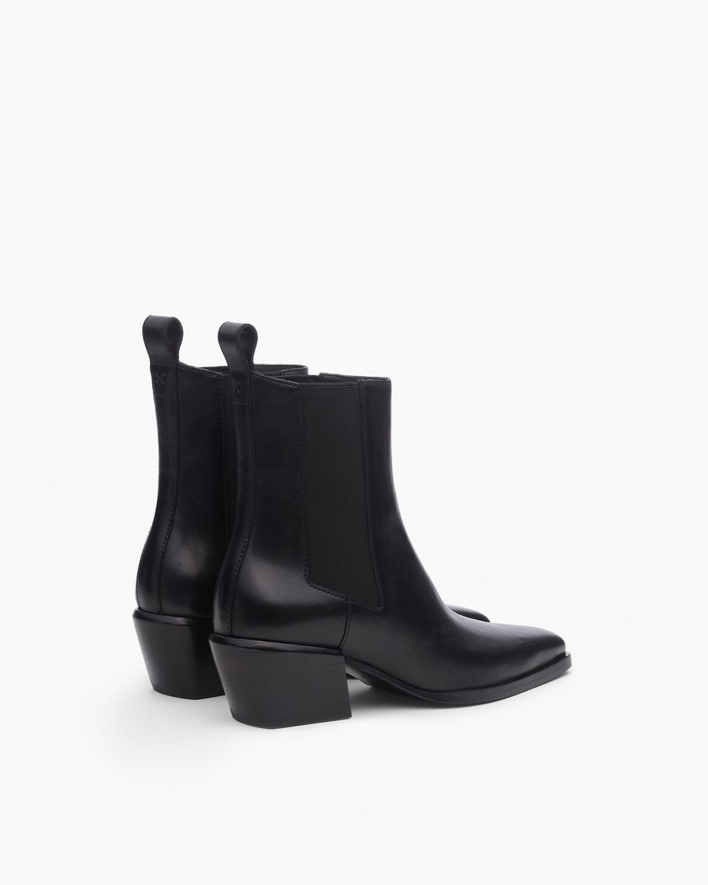 Joni Leather Chelsea Boots - Black - Image 4