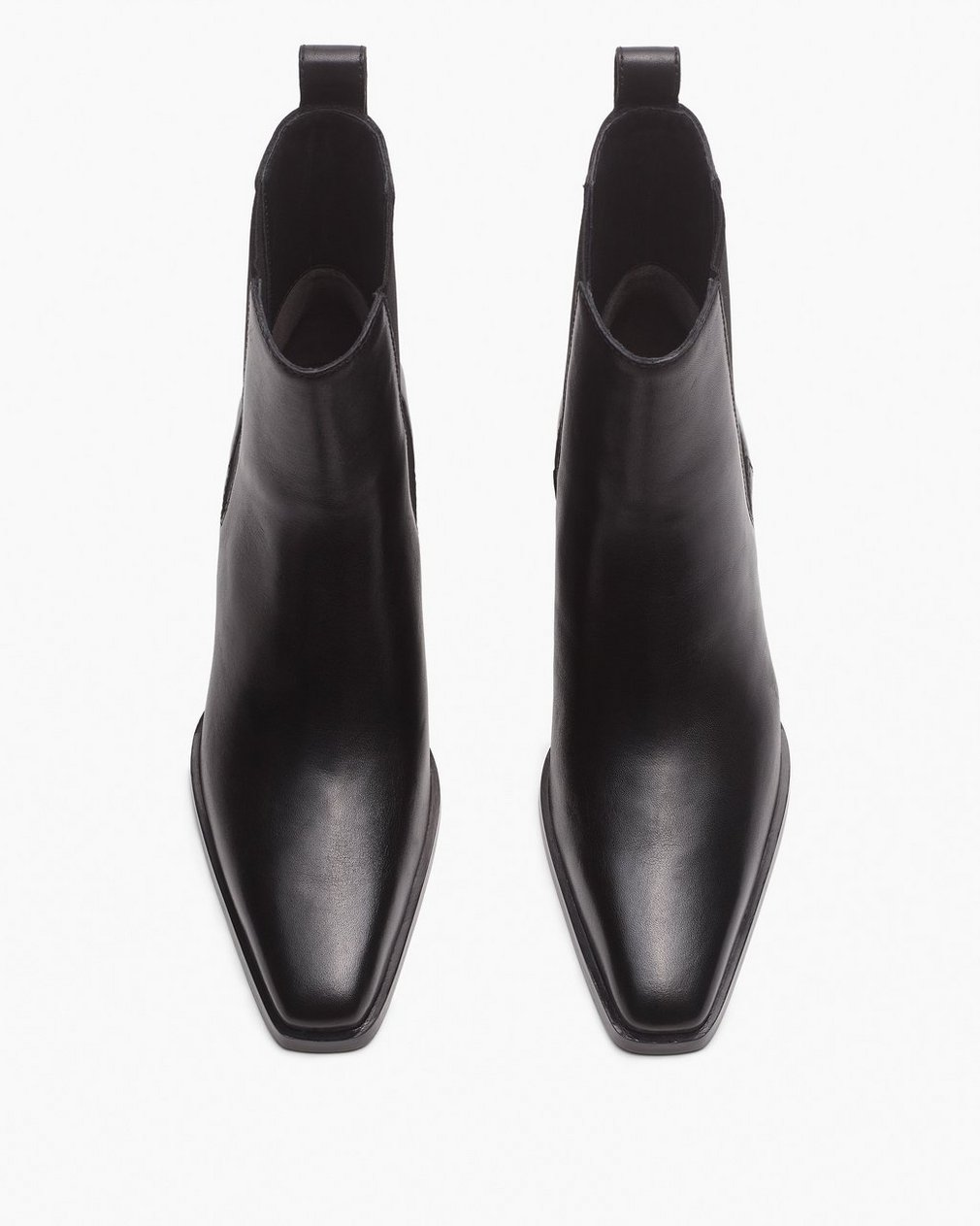 Joni Leather Chelsea Boots - Black - Image 5