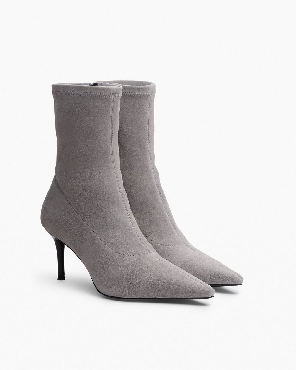 Mercer Suede Ankle Boots - Stone Suede - Image 3