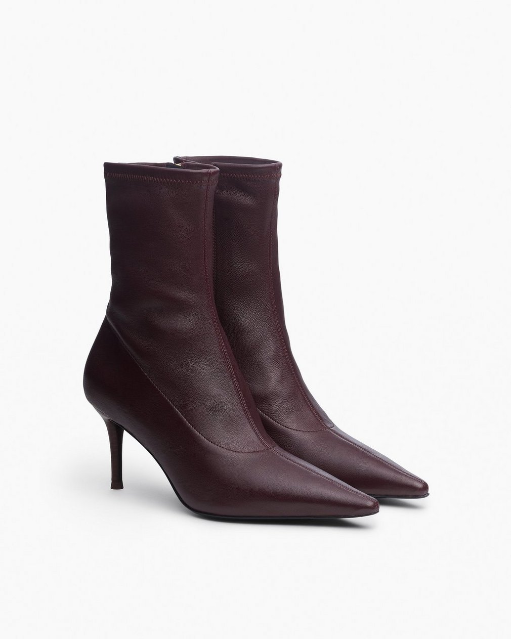 Mercer Leather Ankle Boots - Bordeaux - Image 3