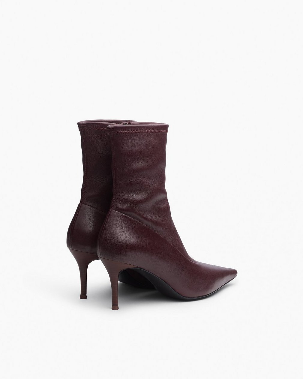 Mercer Leather Ankle Boots - Bordeaux - Image 4