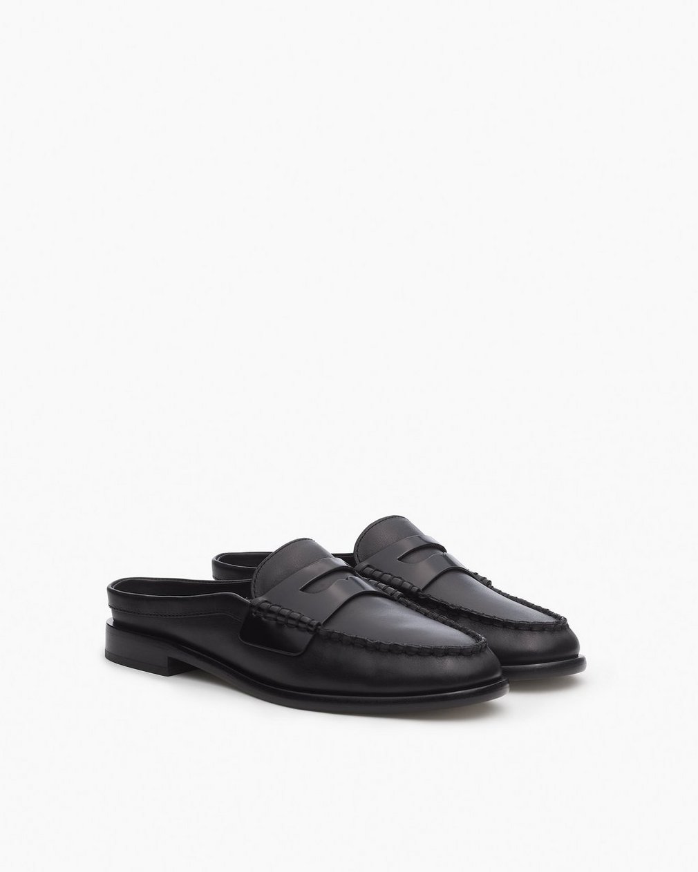 Carter Leather Mules - Black - Image 3