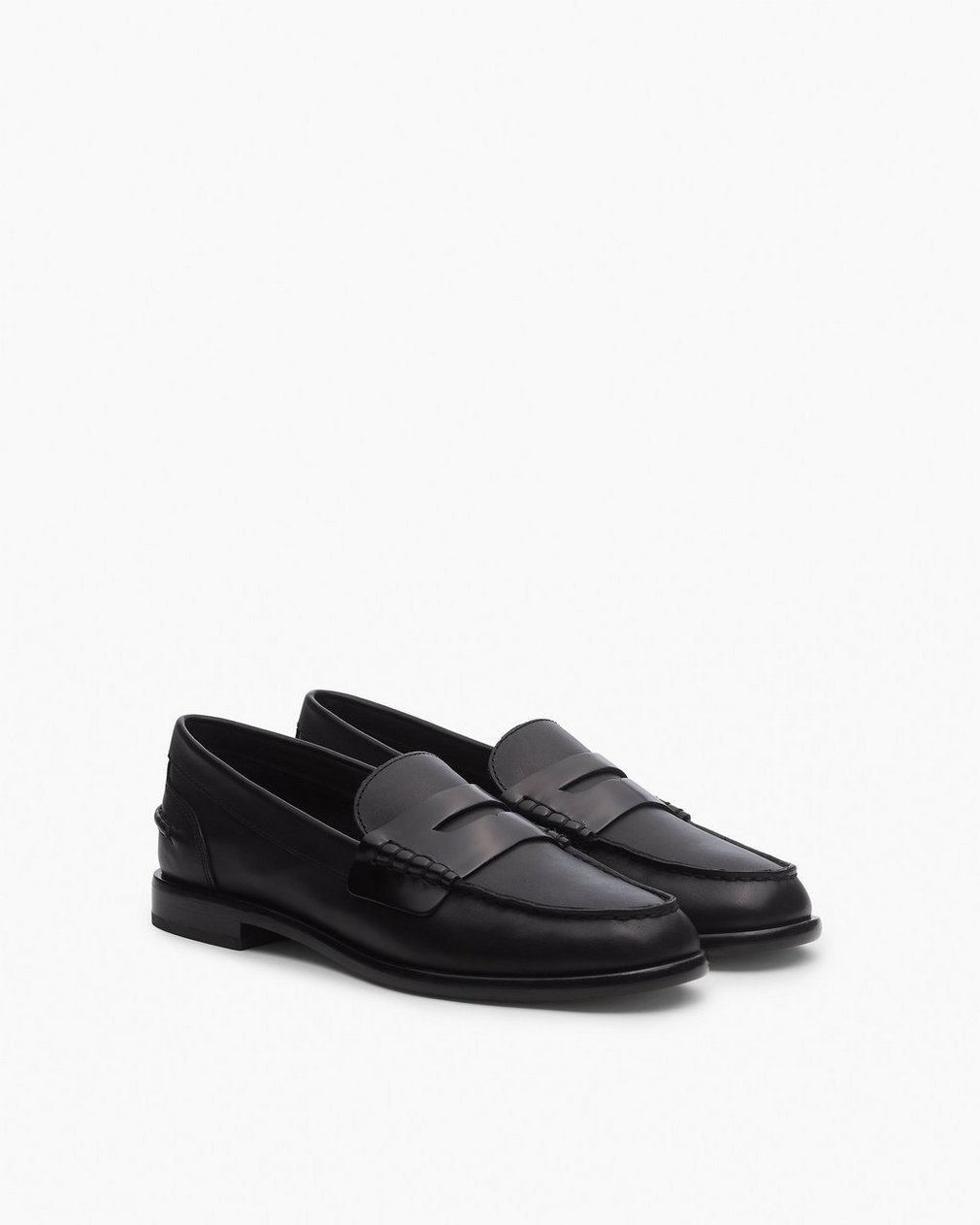 Carter Leather Loafers - Black - Image 3