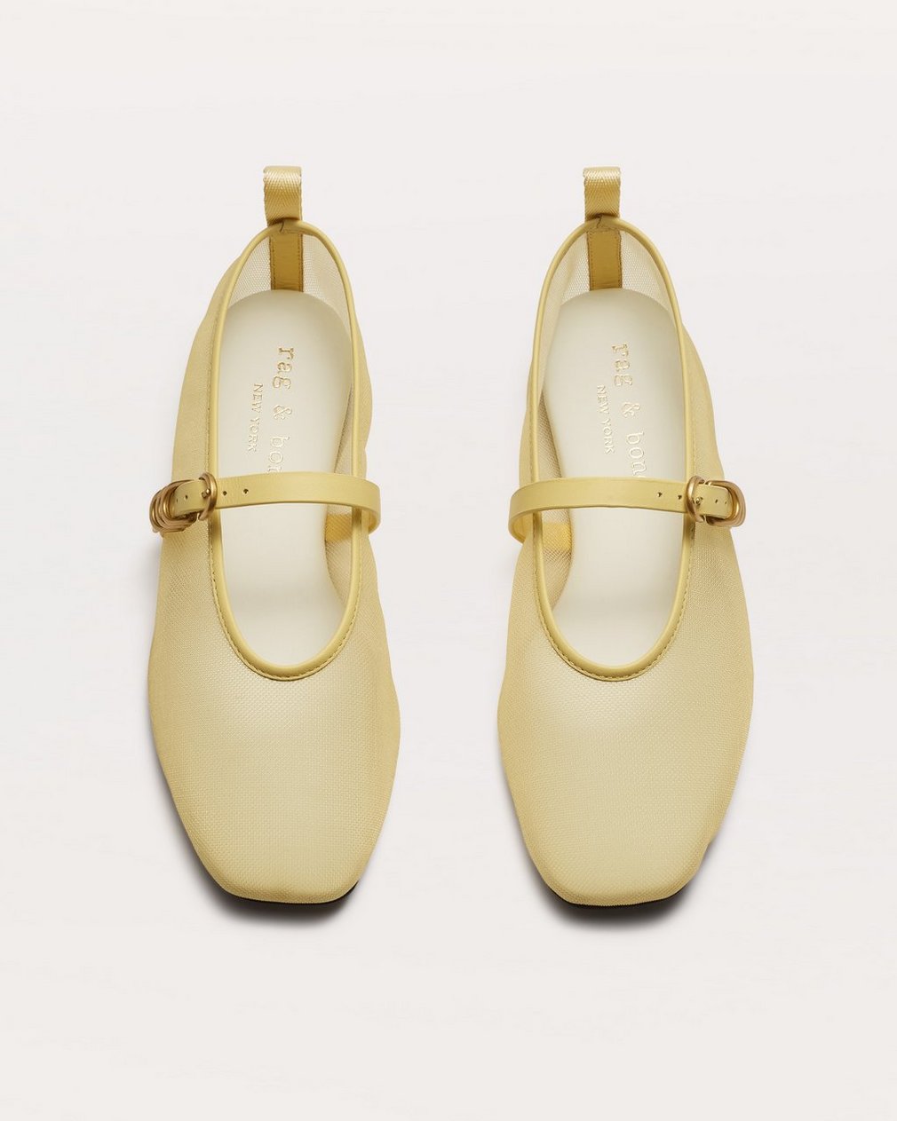 Spire Mesh Mary Janes - Honey - Image 5