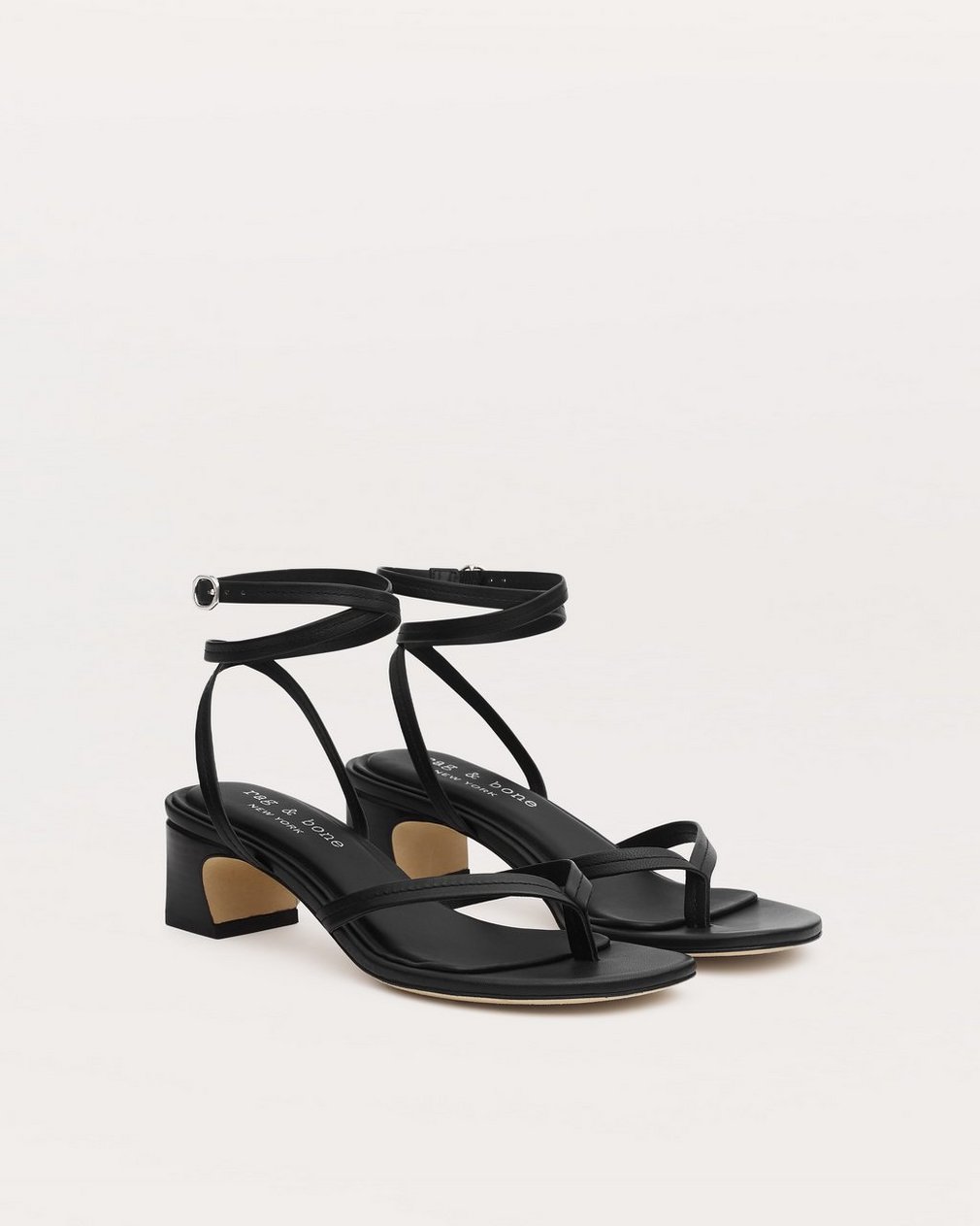 Gemma Strappy Sandals - Black - Image 3