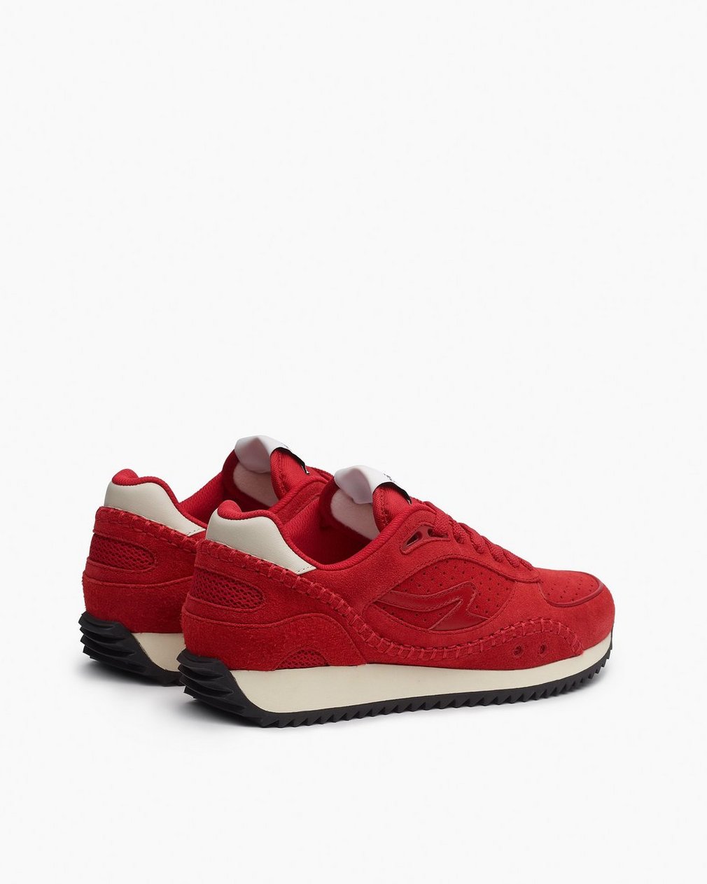 rb Drift Runner Sneakers - Flame Red Suede - Image 4